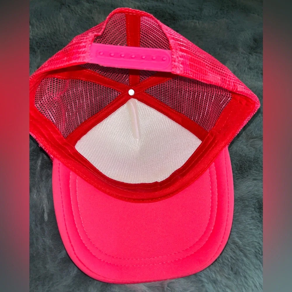 Pink and White Party Cap NWOT